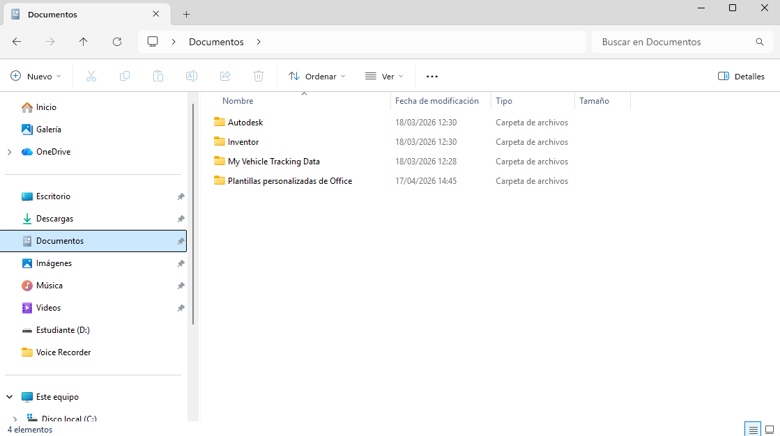 Paso 1: abrir el Explorador en Documentos