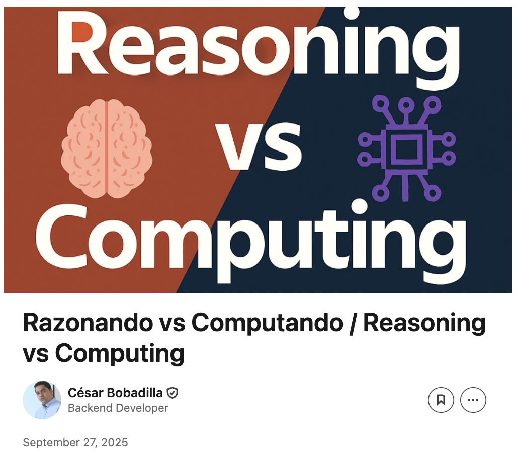 Razonando Vs Computando